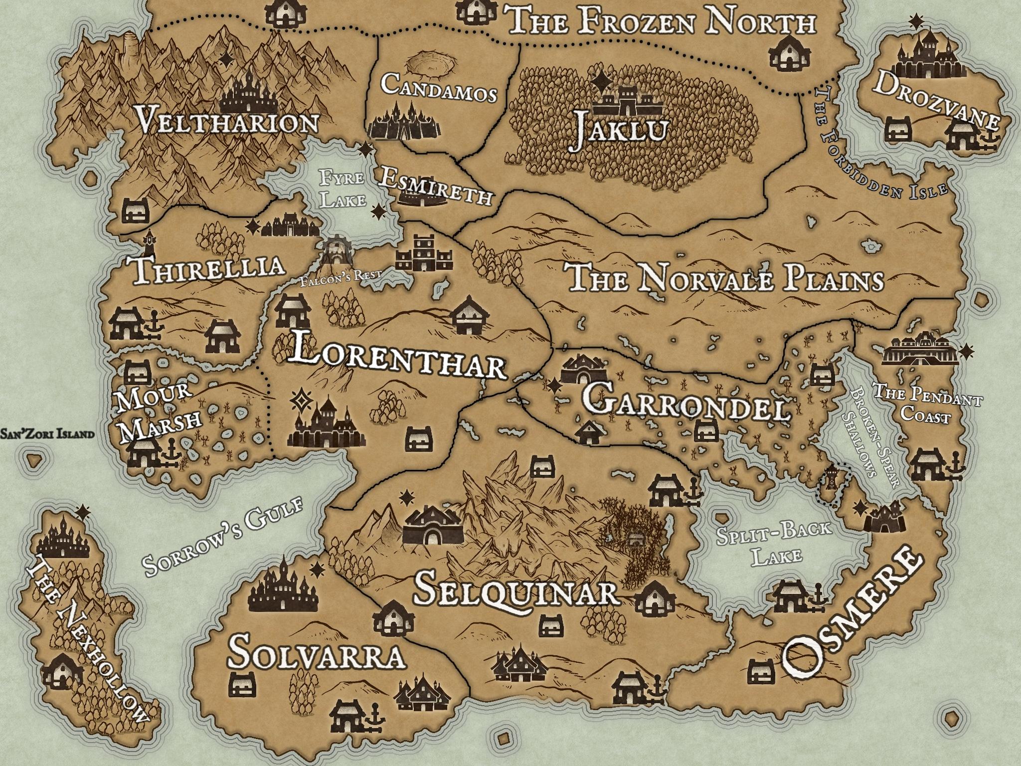 Map of Iosandros